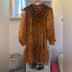 Free People sheer ‘Keeping up with Kara’ tunic/mini dress